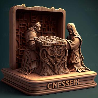 3D model The Chessmaster 2000 game (STL)